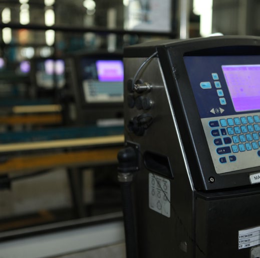 偉迪捷噴碼機工作現場