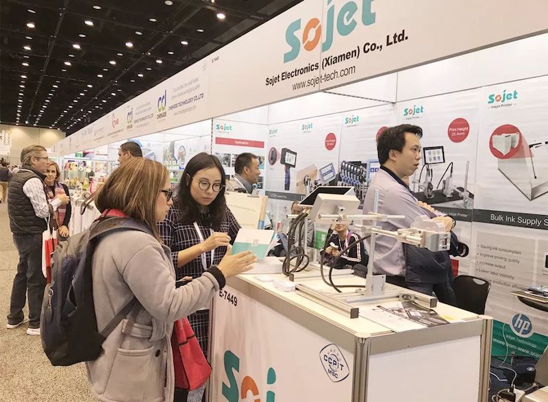 SOJET高解析噴碼機(jī)參加2018美國芝加哥國際包裝展會(huì)PACK EXPO