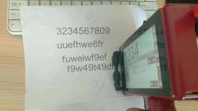 如何導?外部數據?F6手持式噴碼機?